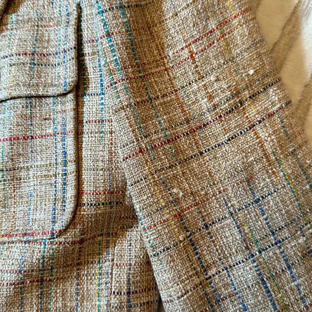 Neiman Marcus Silk Tweed Blazer - Picture 10 of 13